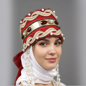 Кокошник Красная Княжна- фото 1