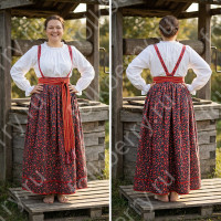 Русь сарафанная. Рязань, хлопок, красный
